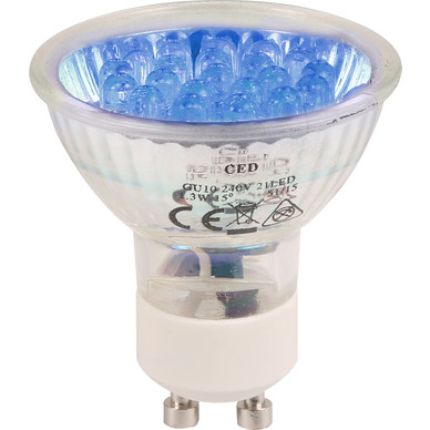 LED Lamp GU10 Blue - Toolstation