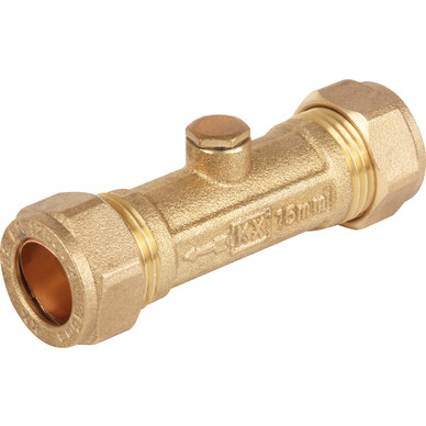 Double Check Valve 15mm - Toolstation