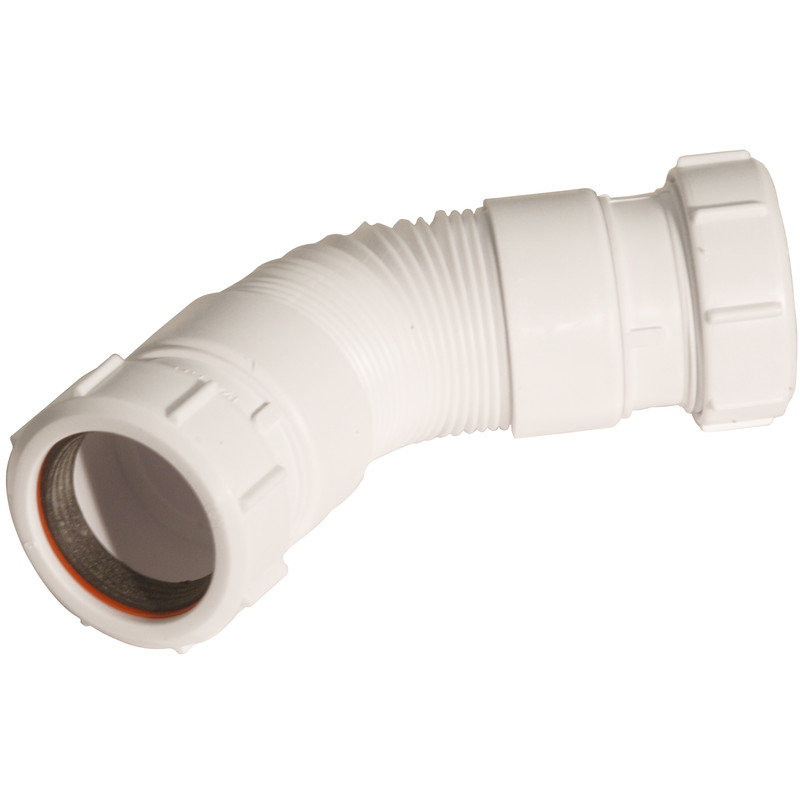 McAlpine Flexi Waste Connector 1 1/2" Uni Outlet/ Uni Outlet Toolstation