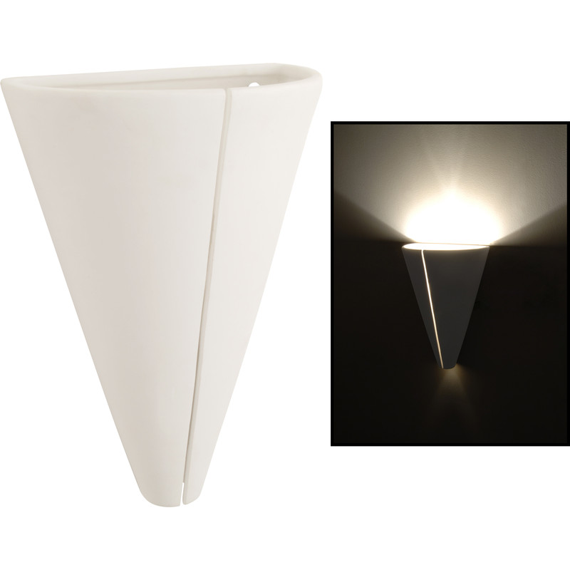 Ceramic Cone Wall Light - Toolstation