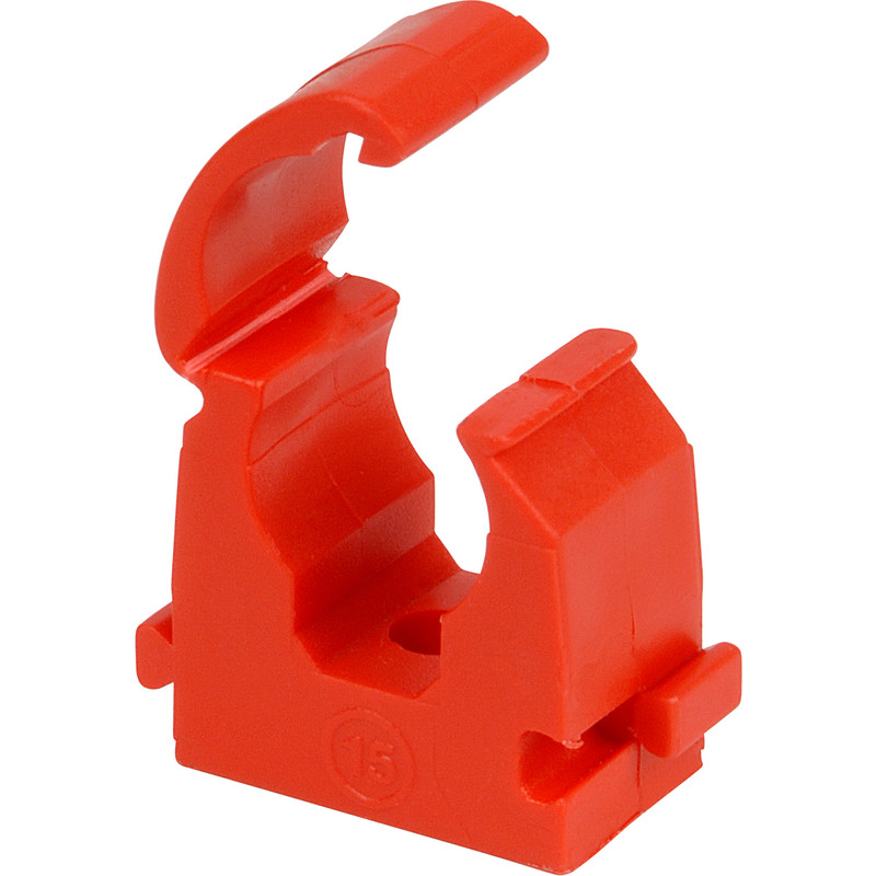 22mm Talon Hinged Clip Red Pipe 100 Pack new