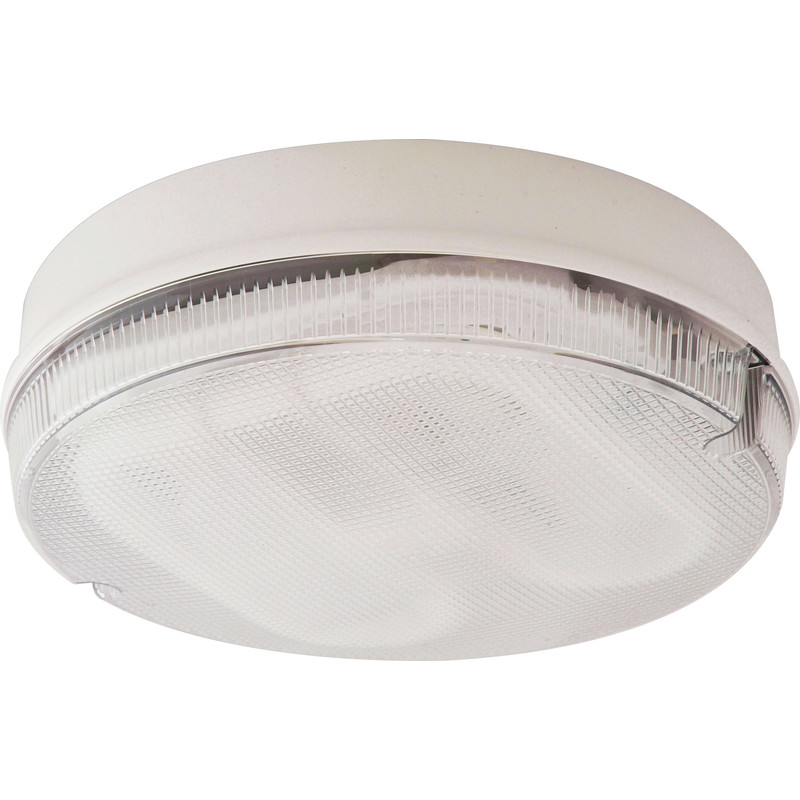 4 x 16w Low Energy Bulkhead IP65 Vandal Resistant with bulb Black