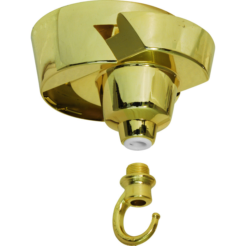 New 2 X Electrical Ceiling Rose Brass Each Freepost Uk Ebay