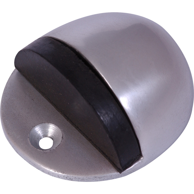 NEW 4 X Floor Door Stop Polished Each FreePost.UK Seller