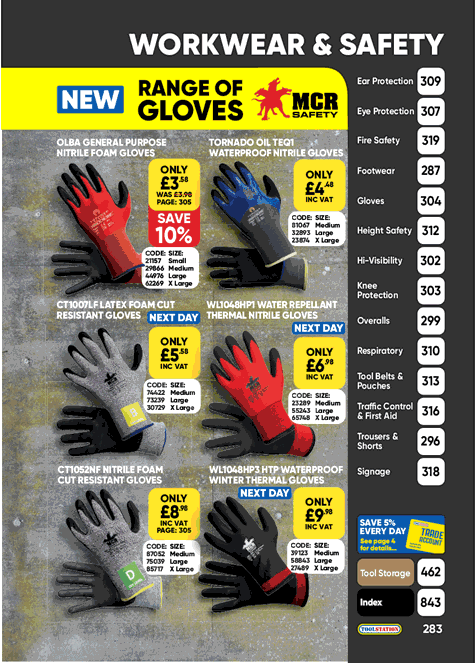 Super Grip Gloves X Large