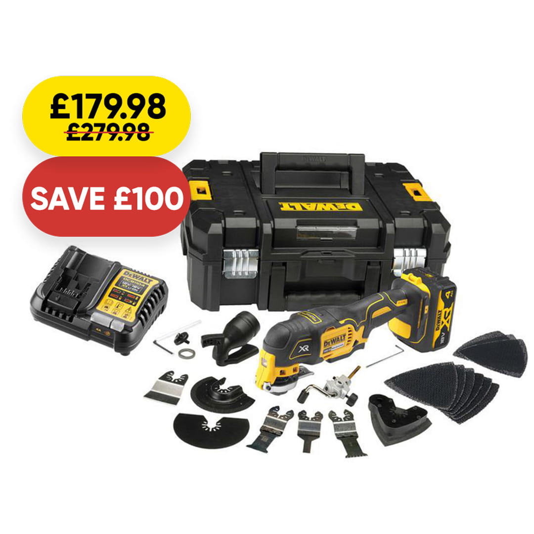 DeWalt DCS355 18V XR Brushless Multi Cutter 1 x 4.0Ah
