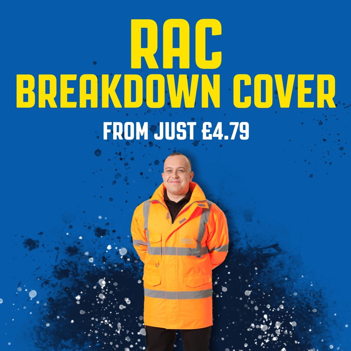 Breakdown Cover From Just £4.79 a Month With RAC