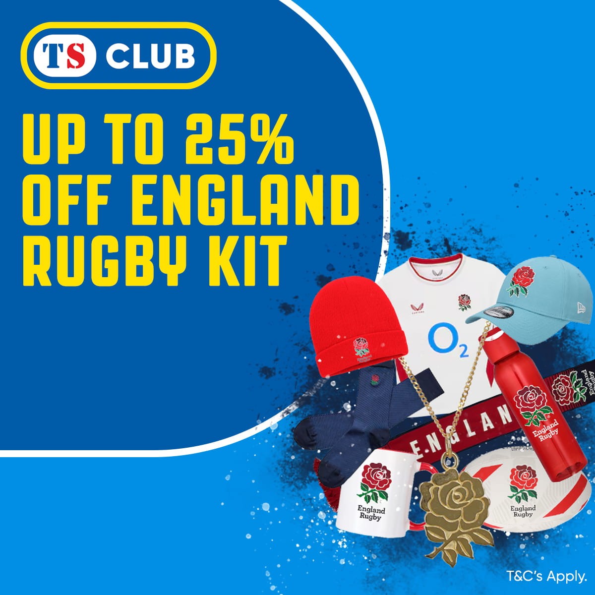 Exclusive Discount on England Rugby Kit