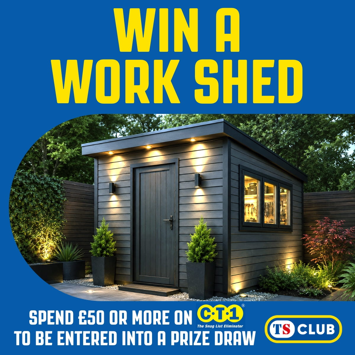 Win a Work Shed with CT1