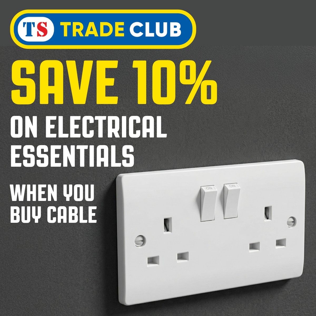 Toolstation Trade Club Members Save On Electrical 