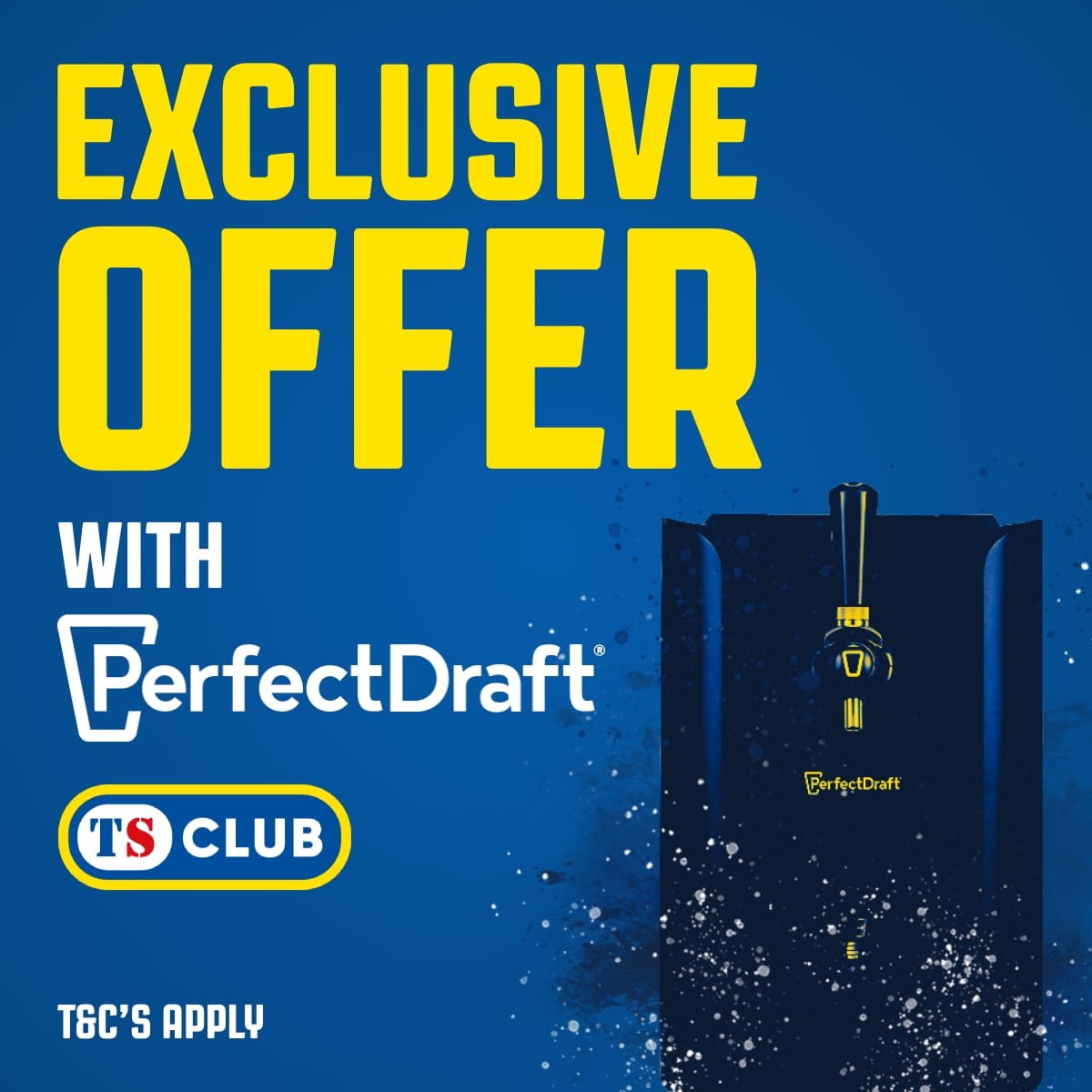 £90 off PerfectDraft Black + 50% Off First Keg