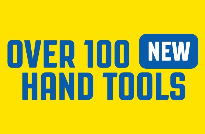 Over 100 new Hand Tools