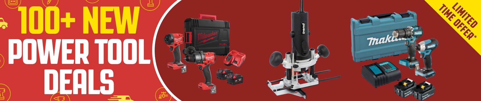 100+ Power Tool Deals